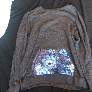 Men’s On the Byas floral grey sweater